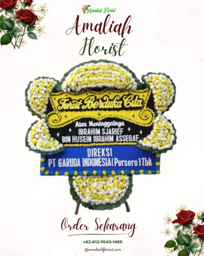 Papan Bunga Duka di Mambal