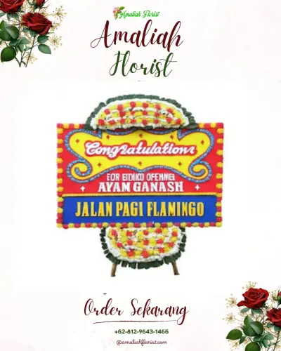 Bunga Papan Congratulation di Mambal
